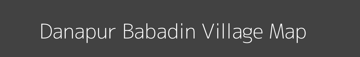 Map of Danapur Babadin Village in Uttar Pradesh Image