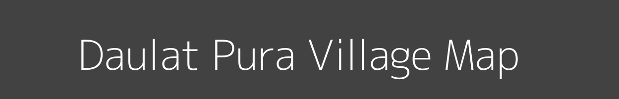 Map of Daulat Pura Village in Rajasthan Image