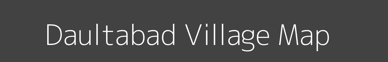 Map of Daultabad Village in Madhya Pradesh Image