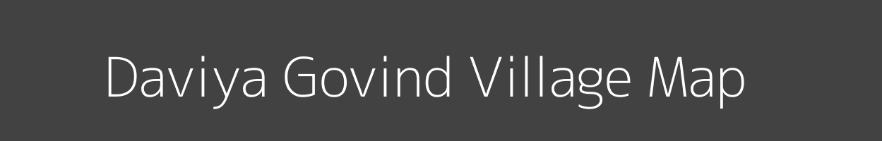 Map of Daviya Govind Village in Madhya Pradesh Image