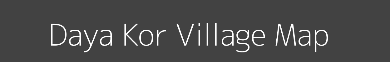 Map of Daya Kor Village in Rajasthan Image