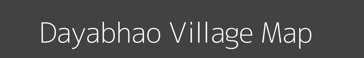 Map of Dayabhao Village in Rajasthan Image