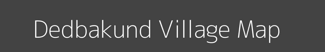 Map of Dedbakund Village in Madhya Pradesh Image