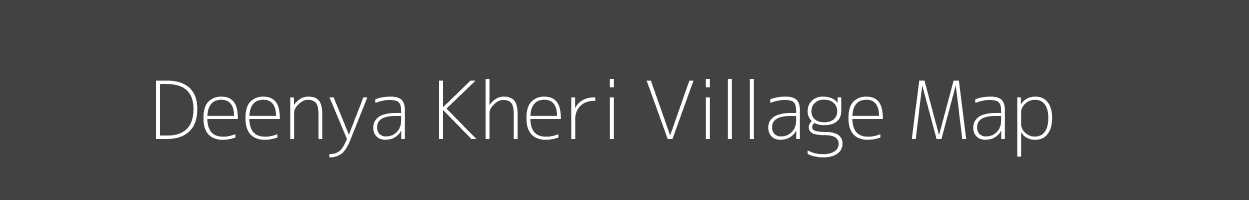 Map of Deenya Kheri Village in Rajasthan Image