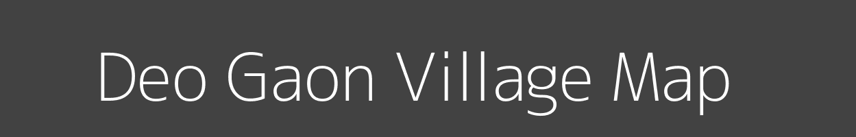 Map of Deo Gaon Village in Uttar Pradesh Image