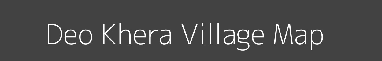 Map of Deo Khera Village in Uttar Pradesh Image