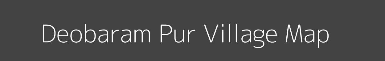 Map of Deobaram Pur Village in Uttar Pradesh Image