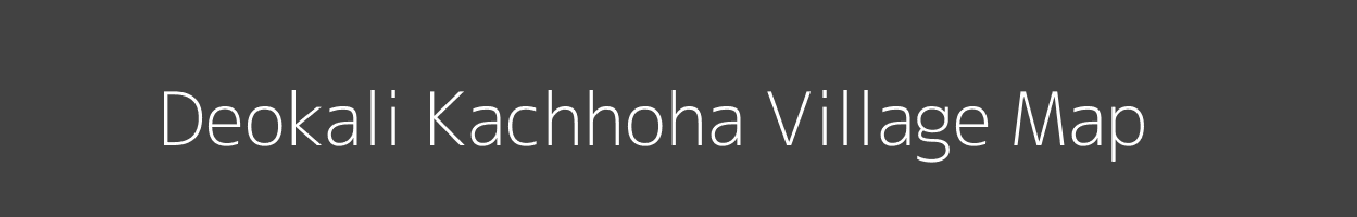 Map of Deokali Kachhoha Village in Uttar Pradesh Image