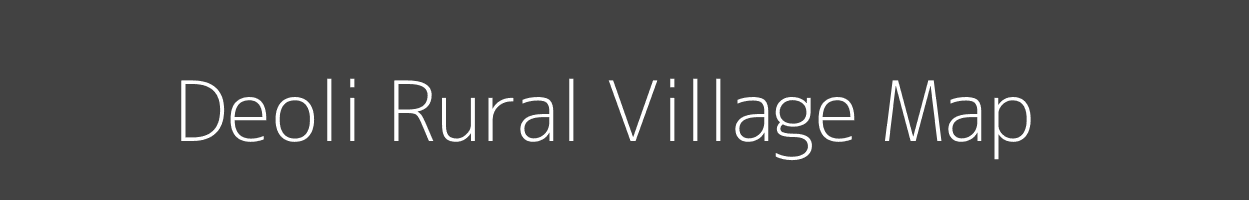 Map of Deoli Rural Village in Maharashtra Image