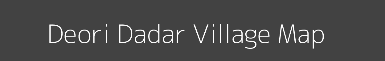 Map of Deori Dadar Village in Madhya Pradesh Image