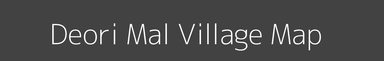 Map of Deori Mal Village in Madhya Pradesh Image