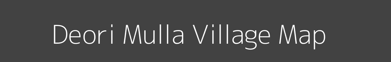 Map of Deori Mulla Village in Madhya Pradesh Image