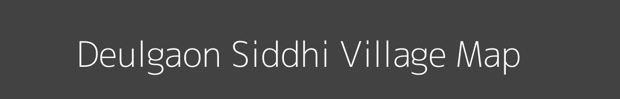 Map of Deulgaon Siddhi Village in Maharashtra Image