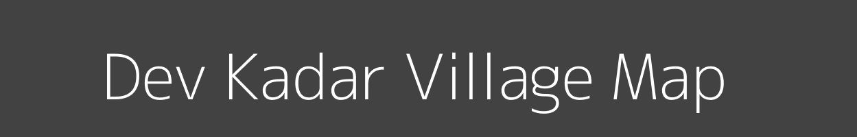 Map of Dev Kadar Village in Rajasthan Image