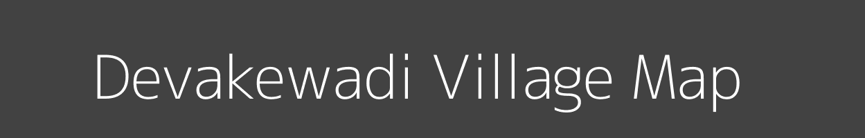 Map of Devakewadi Village in Maharashtra Image