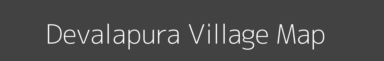 Map of Devalapura Village in Karnataka Image