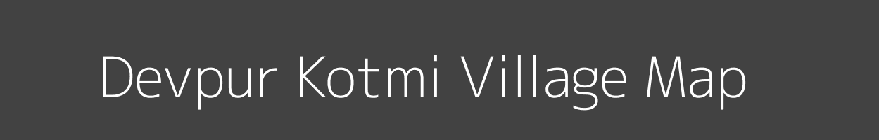 Map of Devpur Kotmi Village in Madhya Pradesh Image