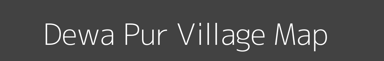 Map of Dewa Pur Village in Uttar Pradesh Image