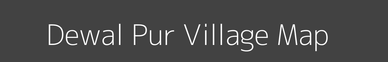 Map of Dewal Pur Village in Uttar Pradesh Image