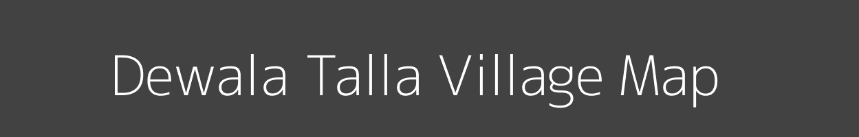 Map of Dewala Talla Village in Uttarakhand Image