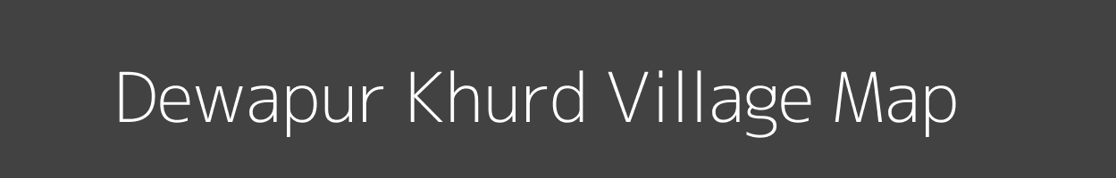 Map of Dewapur Khurd Village in Uttar Pradesh Image