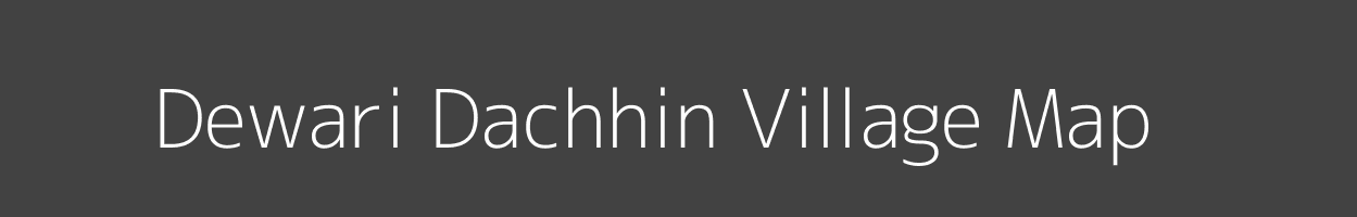 Map of Dewari Dachhin Village in Uttar Pradesh Image