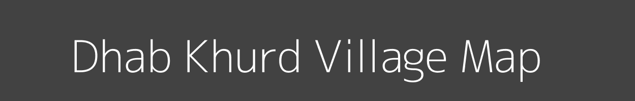 Map of Dhab Khurd Village in Jharkhand Image