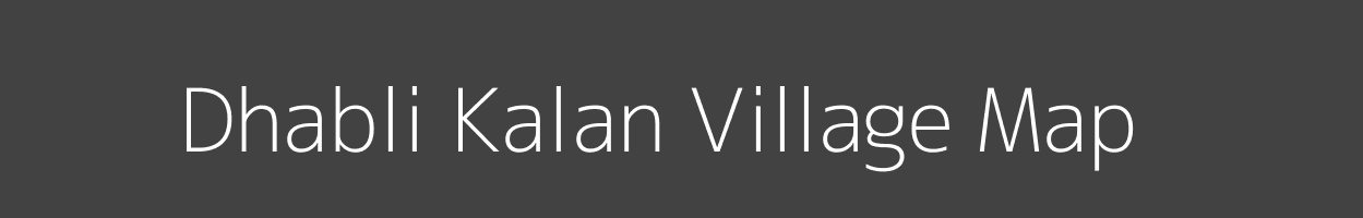 Map of Dhabli Kalan Village in Rajasthan Image