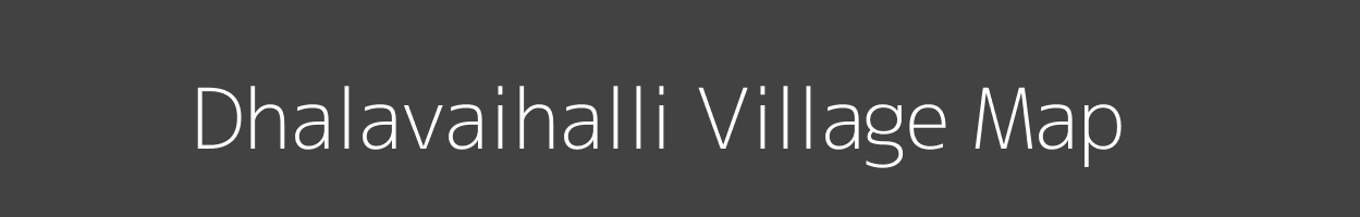Map of Dhalavaihalli Village in Tamil Nadu Image