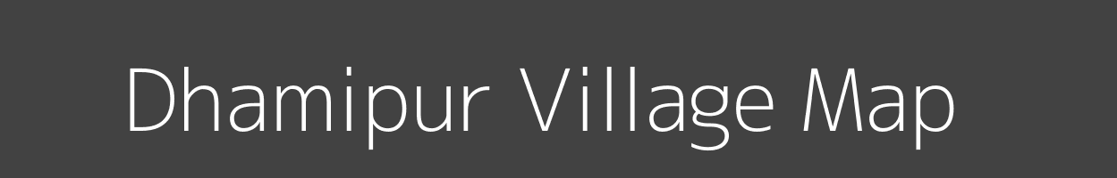 Map of Dhamipur Village in Uttar Pradesh Image