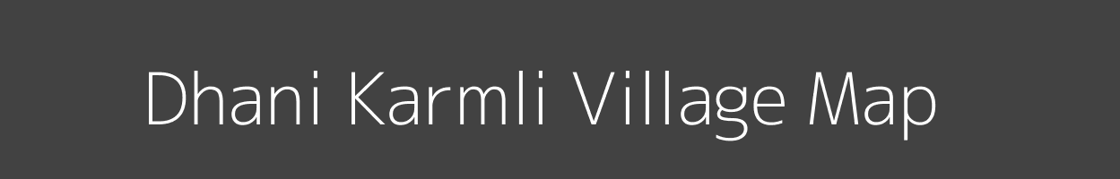 Map of Dhani Karmli Village in Rajasthan Image