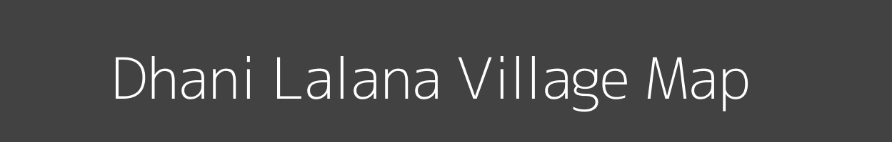 Map of Dhani Lalana Village in Rajasthan Image
