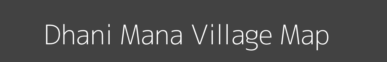 Map of Dhani Mana Village in Rajasthan Image