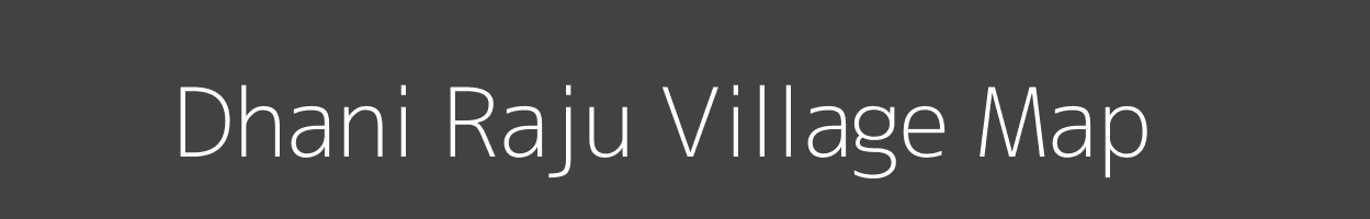 Map of Dhani Raju Village in Rajasthan Image