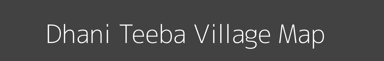 Map of Dhani Teeba Village in Rajasthan Image