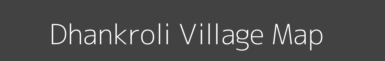 Map of Dhankroli Village in Rajasthan Image