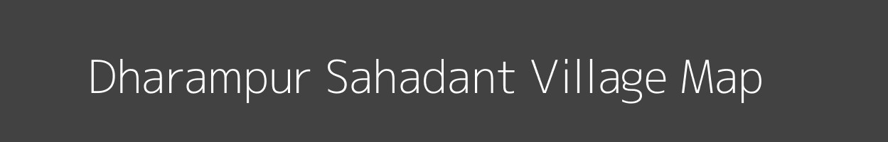 Map of Dharampur Sahadant Village in Uttar Pradesh Image