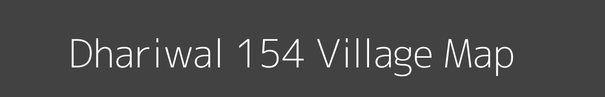 Map of Dhariwal 154 Village in Punjab Image