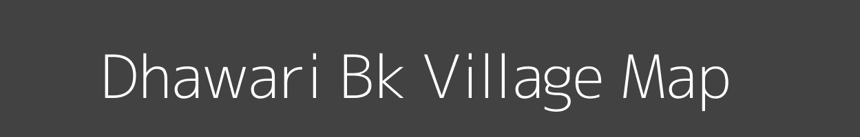 Map of Dhawari Bk Village in Maharashtra Image