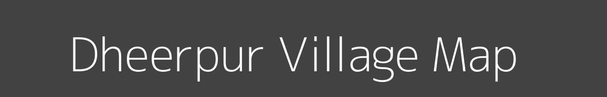 Map of Dheerpur Village in Uttar Pradesh Image