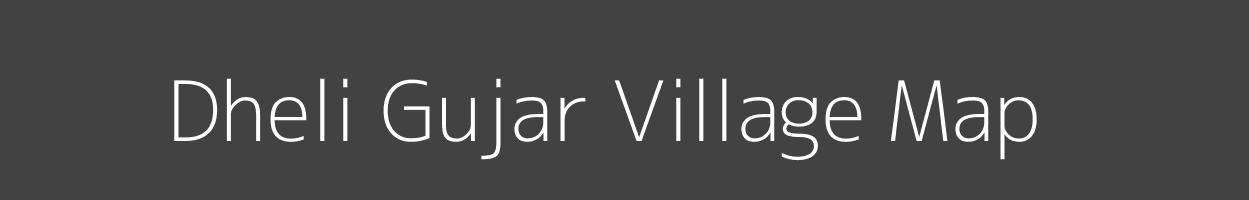 Map of Dheli Gujar Village in Uttar Pradesh Image