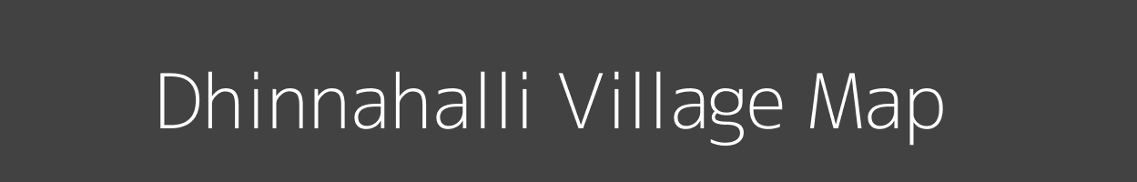 Map of Dhinnahalli Village in Tamil Nadu Image
