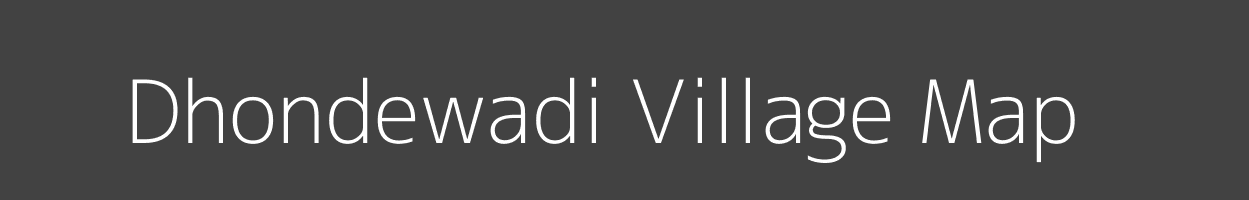 Map of Dhondewadi Village in Maharashtra Image