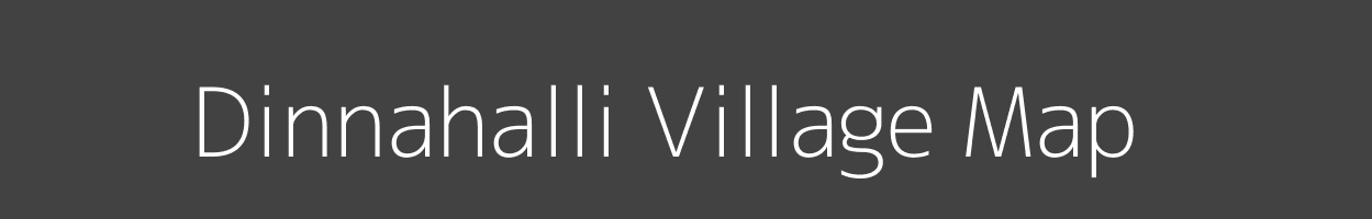 Map of Dinnahalli Village in Karnataka Image