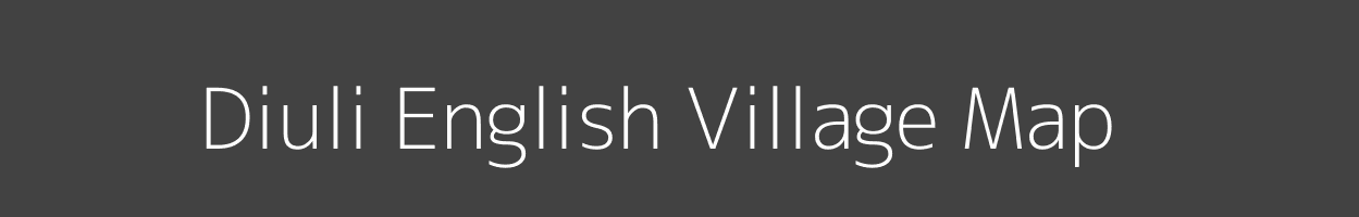 Map of Diuli English Village in Uttar Pradesh Image