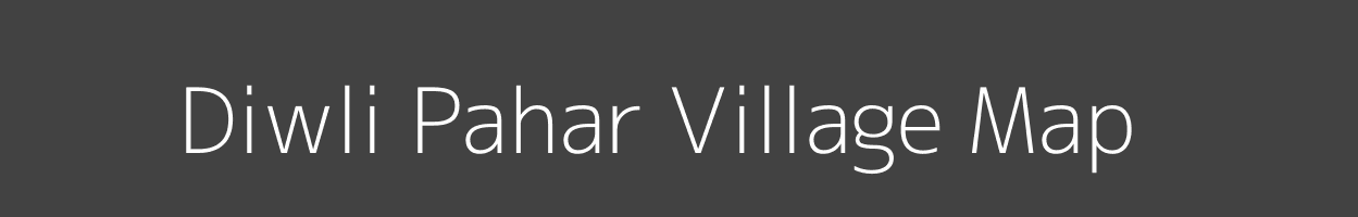 Map of Diwli Pahar Village in Rajasthan Image