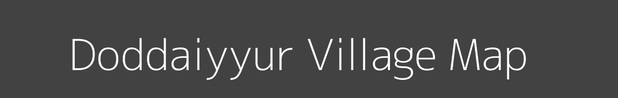 Map of Doddaiyyur Village in Karnataka Image