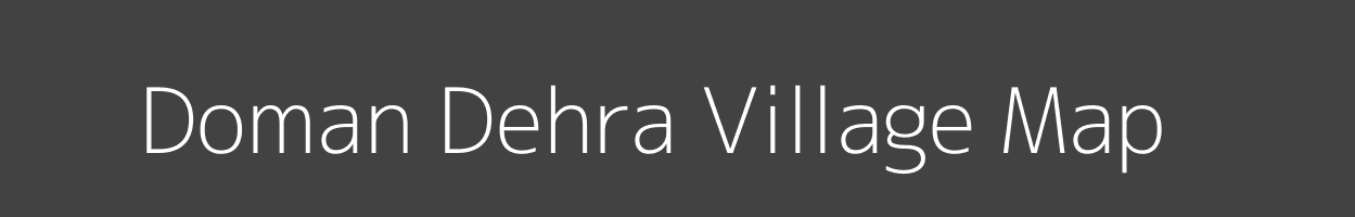 Map of Doman Dehra Village in Bihar Image