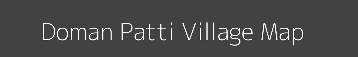 Map of Doman Patti Village in Uttar Pradesh Image