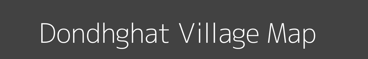 Map of Dondhghat Village in Uttar Pradesh Image